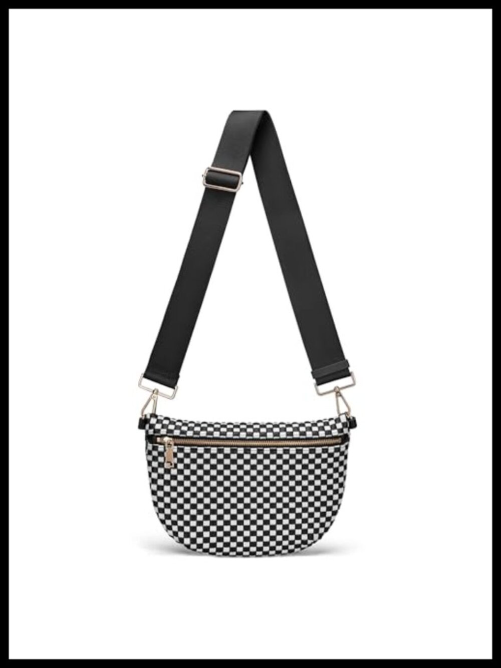 Woven Leather Crossbody Bag Adjustable Strap Sling Purse Travel